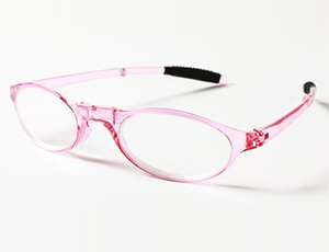 折り畳み式コンパクト老眼鏡（品番 308 PU/BK）